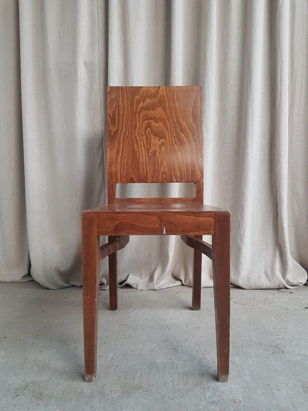 Vtg Mid Century Style Industrial Side Desk Dining Chair Retro R679 photo furniture