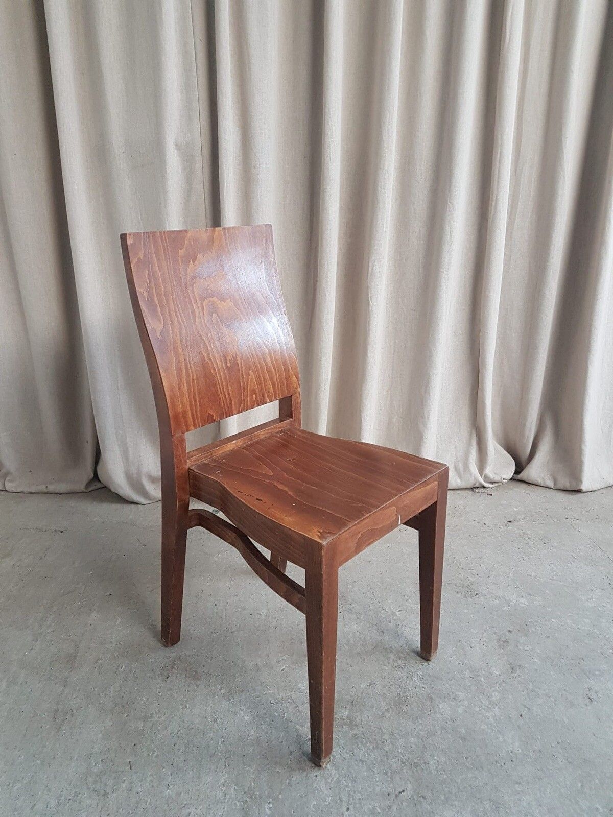 Vtg Mid Century Style Industrial Side Desk Dining Chair Retro R679 photo buy