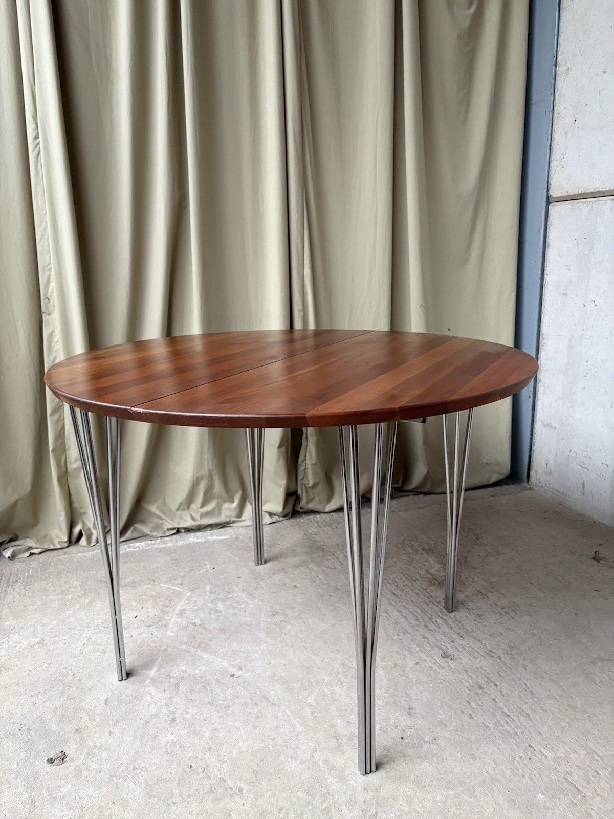 Vtg Late Mid Century  A/S Haslev Møbelsnedkeri Danish Dining Table Scandi R1186 photo 750.0
