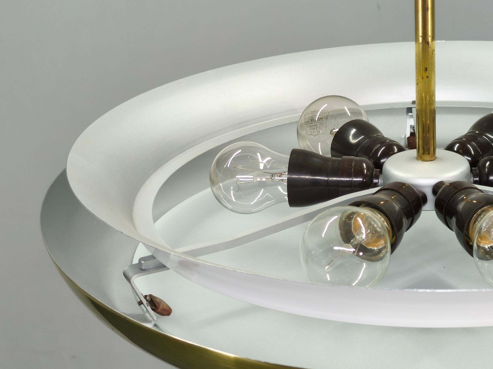 Josef Hurka art deco ufo-hanglamp, Tsjecho-Slowakije jaren 1930 photo buy