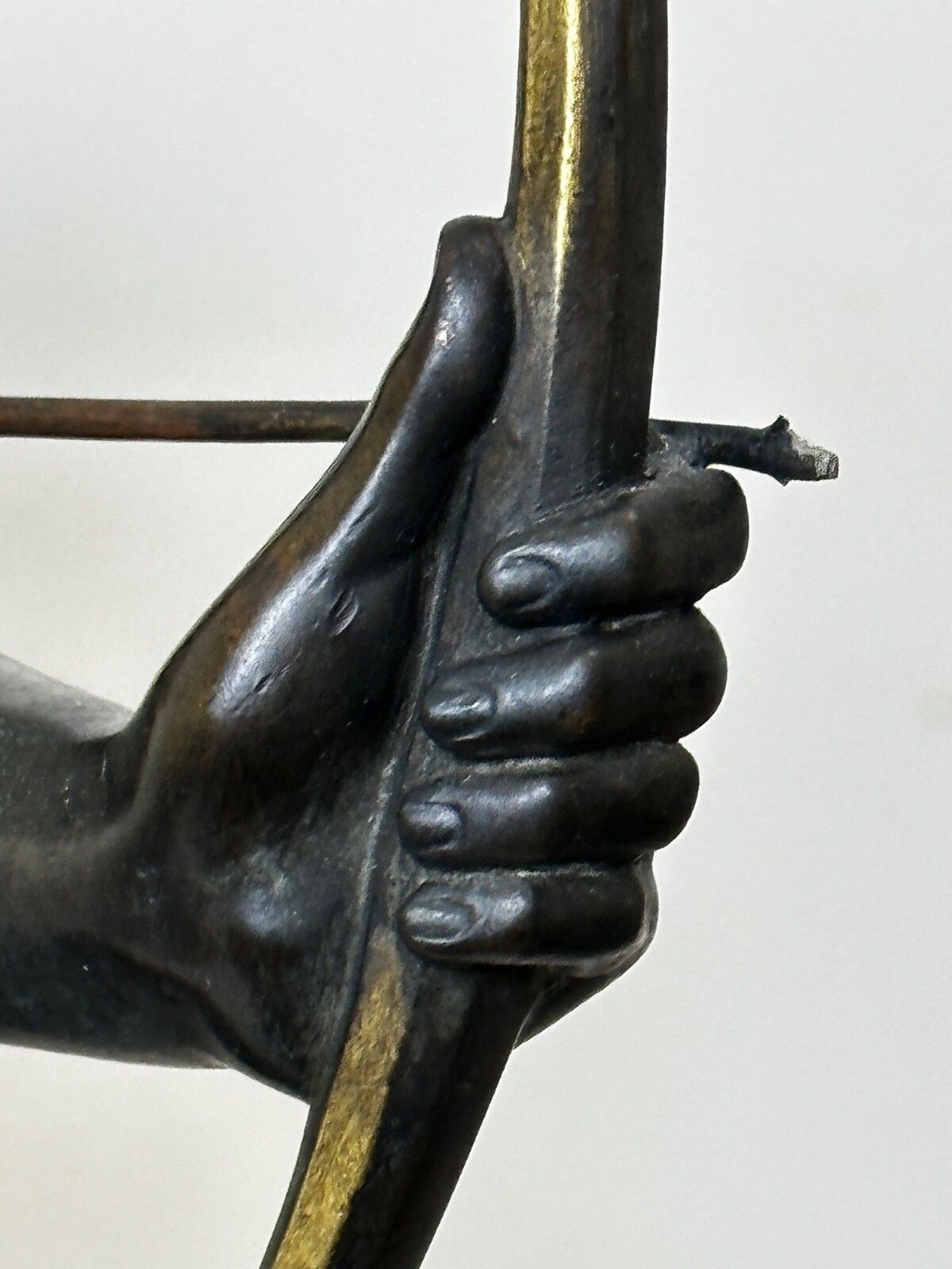 photo buy Art Deco Bronze Classical Myth Sculpture Diana The Huntress Signed By Rudolph Henn