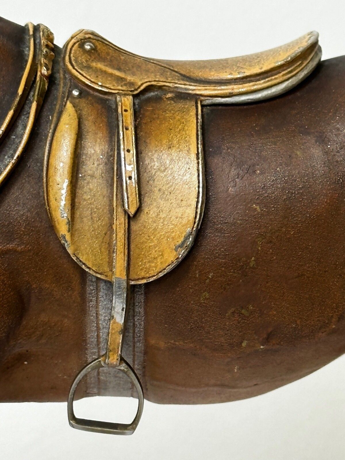 Victoriaans Oostenrijks ruitersbrons, Bay Hunter paard, Franz Bergman photo vinterior