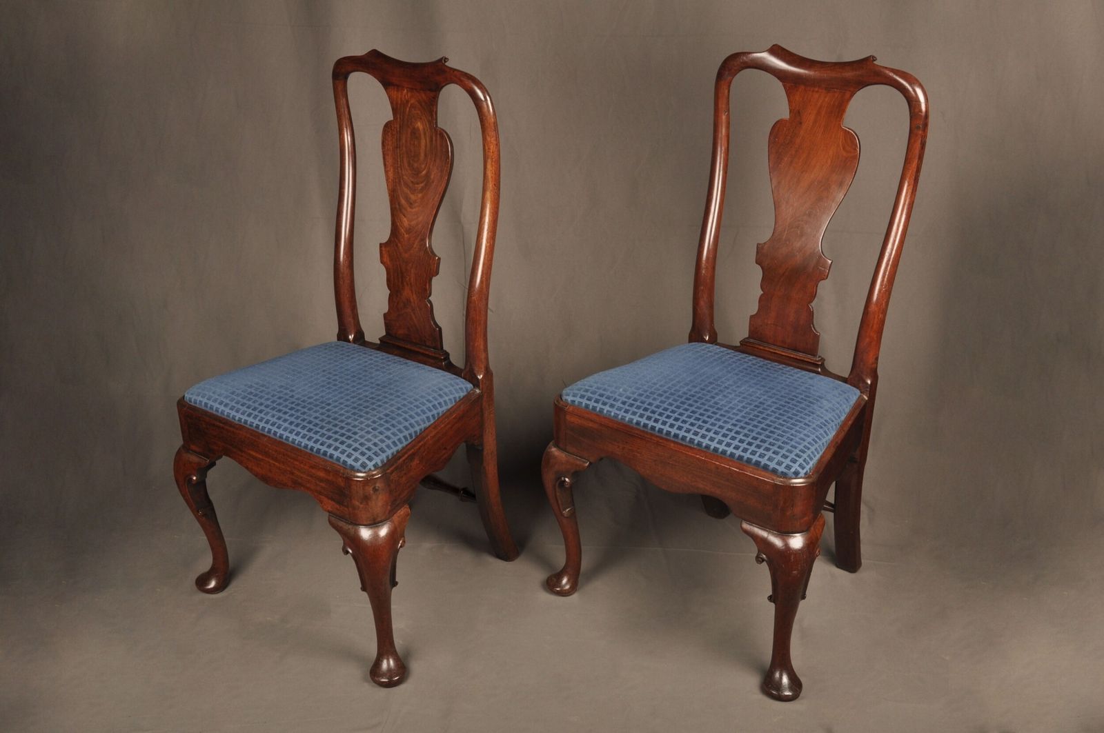 photo for sale A Fine Pair Of George I Mahogany Side Chairs