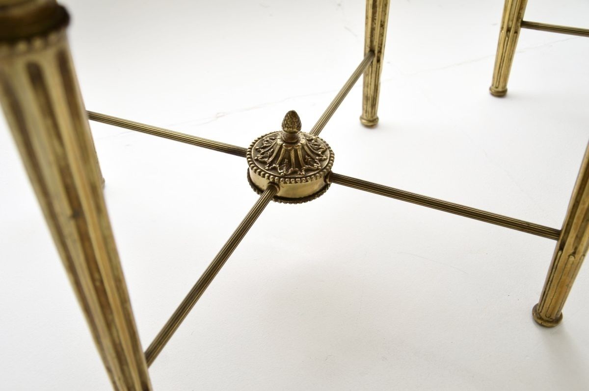 Pair Of Antique Satin Wood And Brass Side Tables photo buy