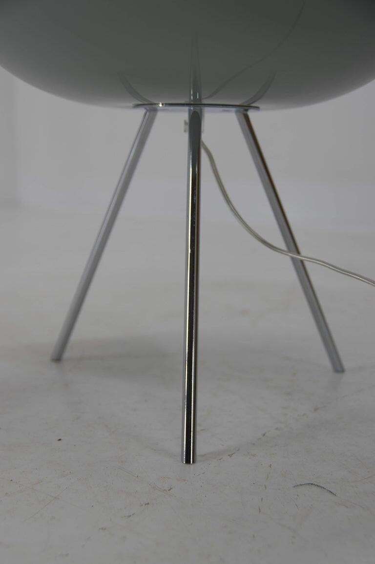 Lampadaire en verre et acier, Fontana Arte, années 2010 photo vintage