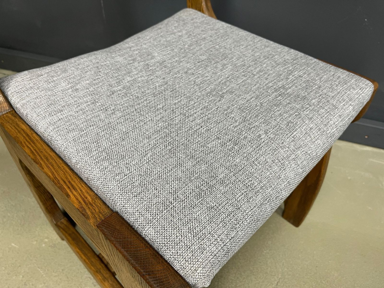 photo furniture Vintage Brutalist Dining Chairs Set Of 6   1960s