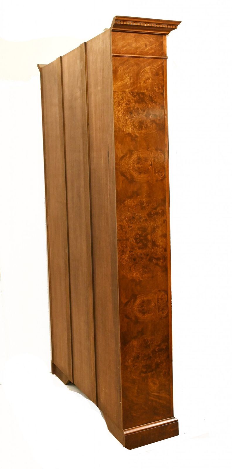 photo buy Pair Walnut Bookcases   Regency Sheraton Open Front Bespoke
