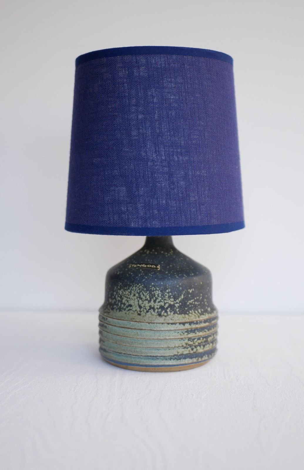 Mid-Century Modern Zweedse keramieken tafellamp van Rolf Palm voor Höganäs Keramik, 1960
