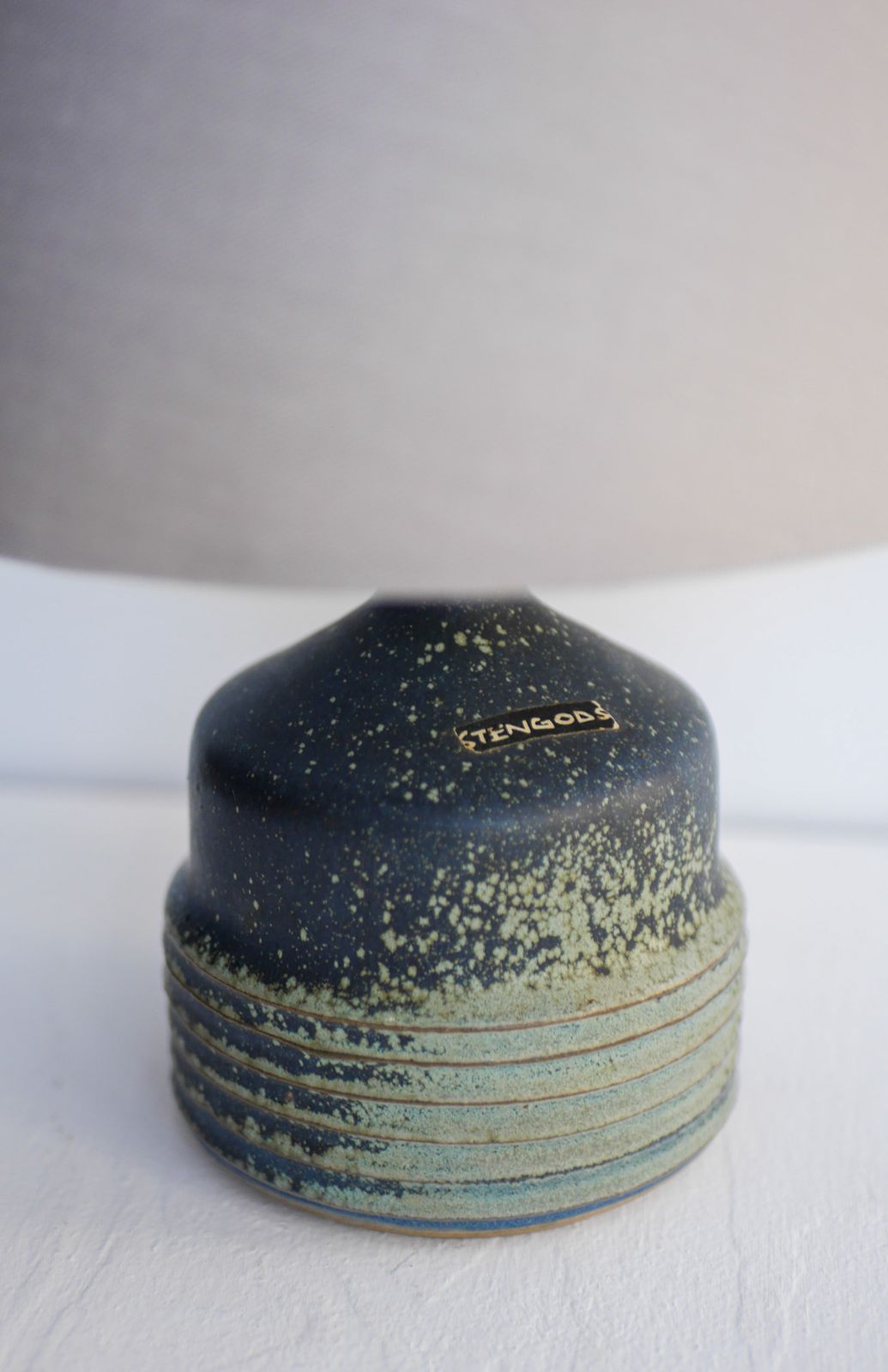 photo vinterior Mid Century Modern Swedish Pottery Table Lamp By Rolf Palm For Hoganas Keramik, 1960
