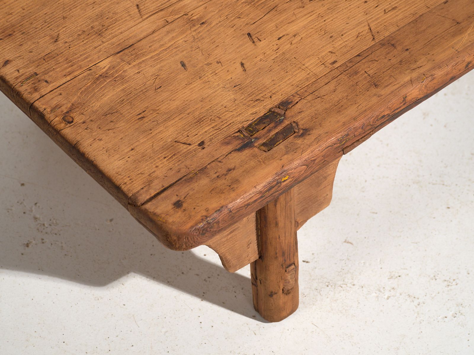 Antique Low Table In Pine Wood – China, Circa 1930 photo furniture