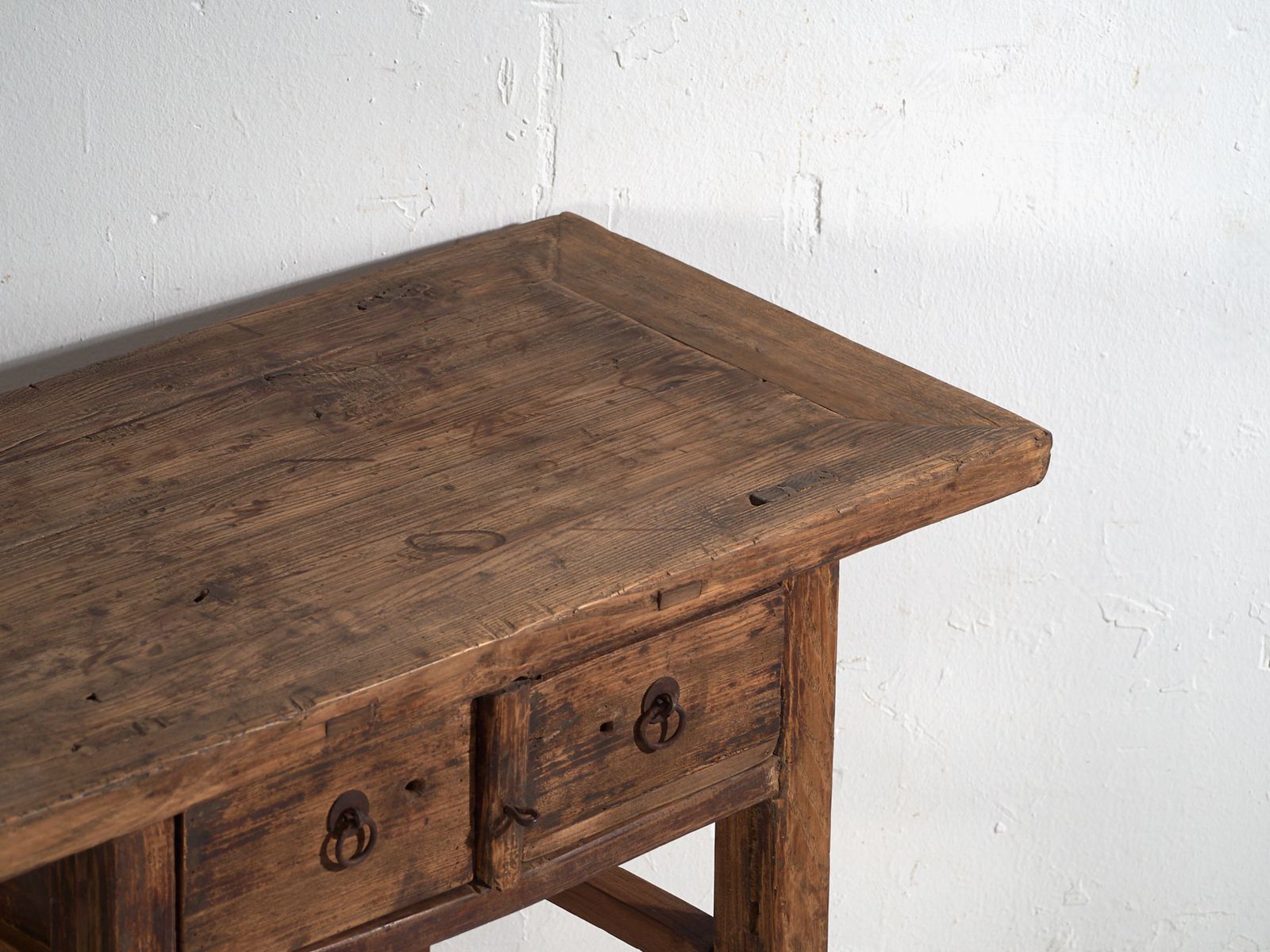 Antique Console In Elm Wood – China, Circa 1920 photo for sale