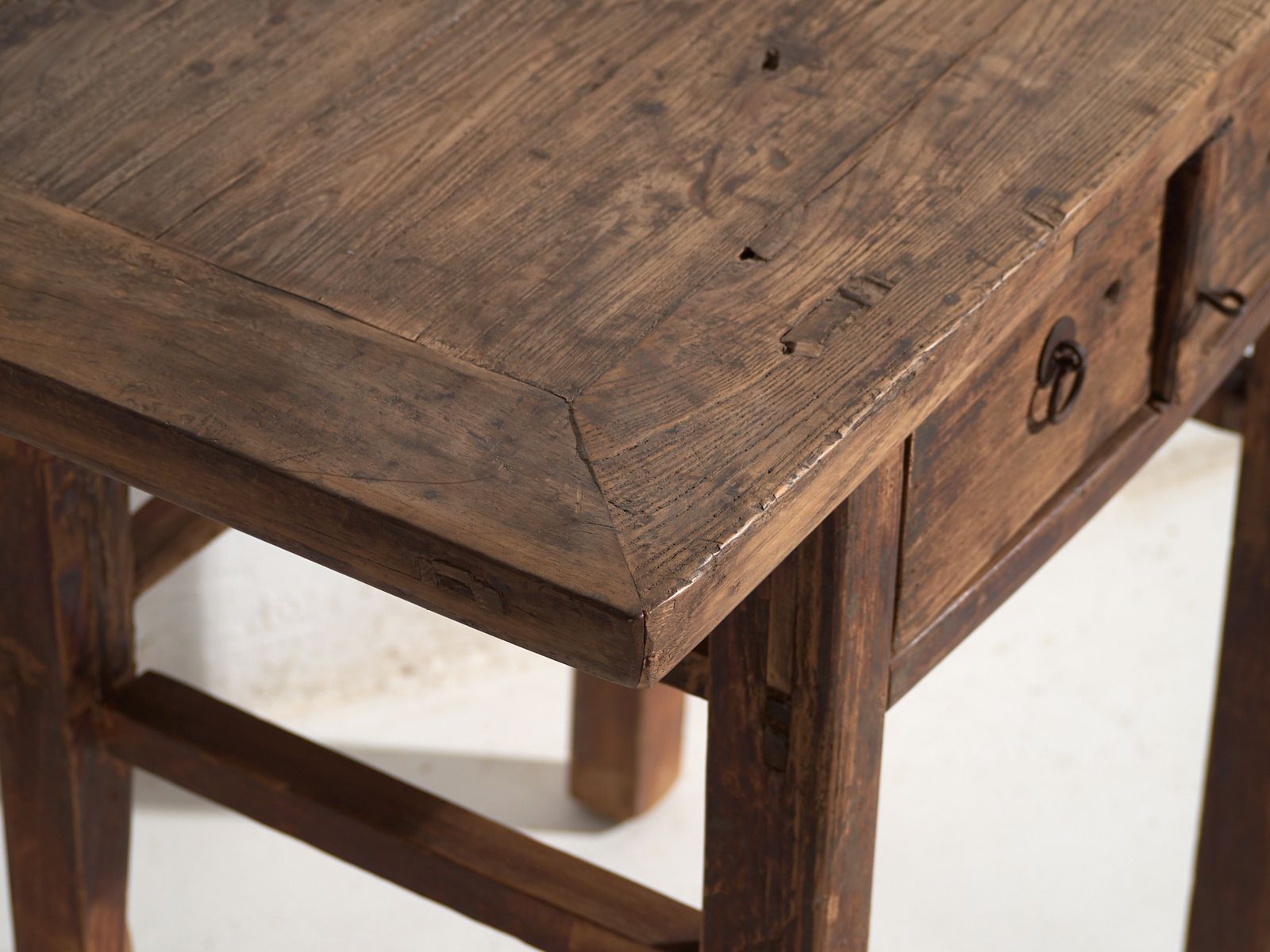 Antique Console In Elm Wood – China, Circa 1920 photo Furniture