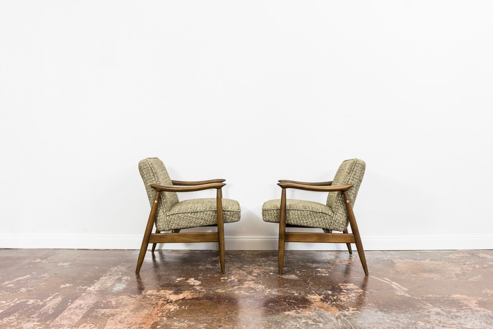 Mid Century Armchairs, Gfm 87 By Juliusz Kędziorek, Poland, 1960's, Set Of 2 photo vinterior