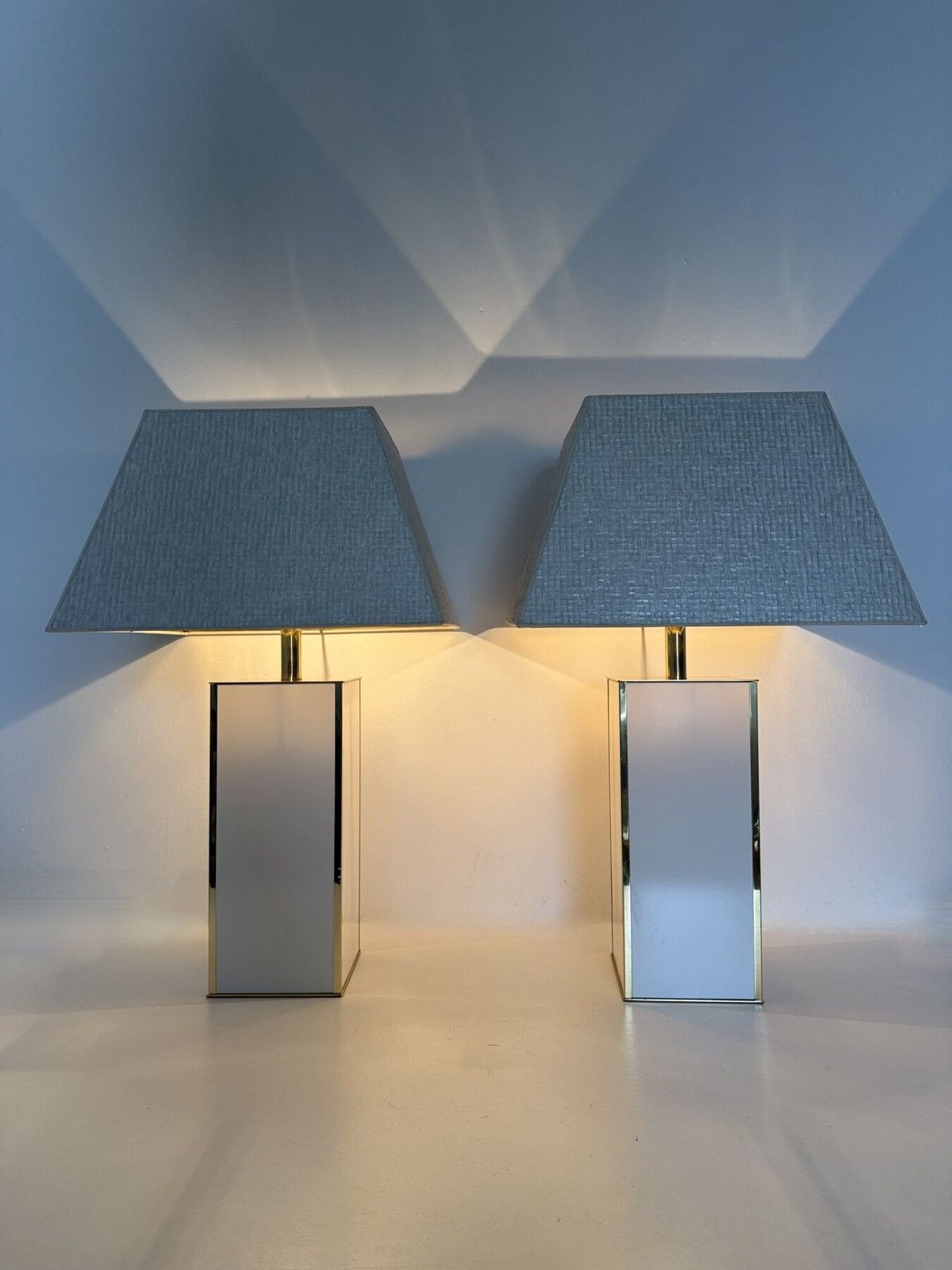 Paar tafellampen in de stijl van Maison Jansen, jaren 1970 photo for sale