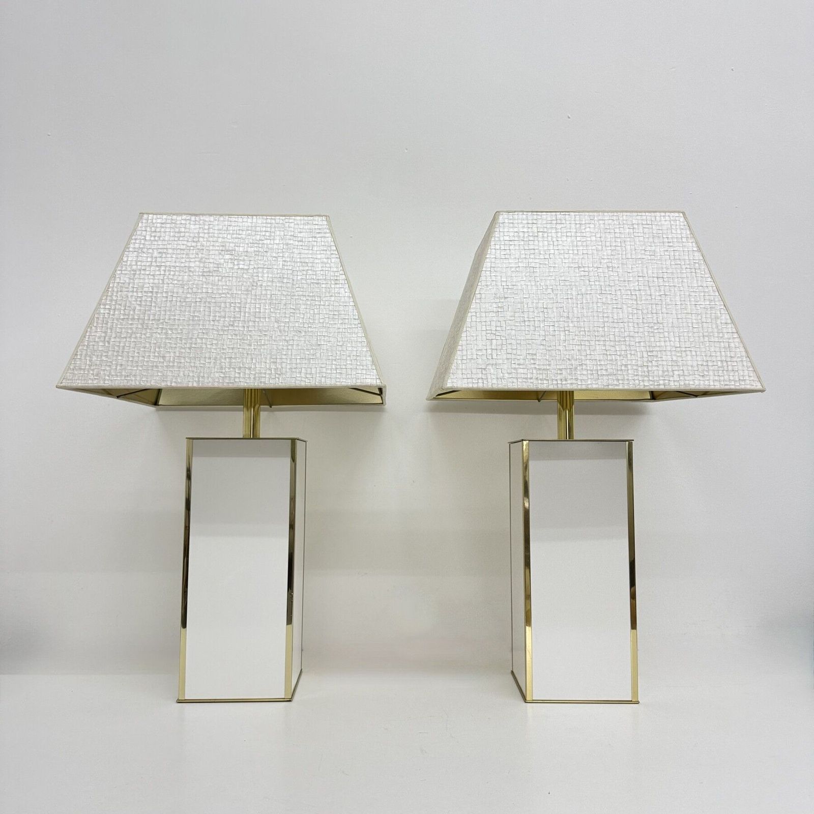Paar tafellampen in de stijl van Maison Jansen, jaren 1970 photo Verlichting