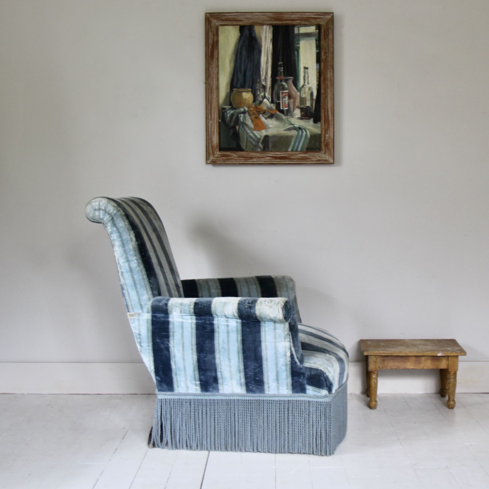 Very Large Antique French Napoleon III Armchair photo vinterior