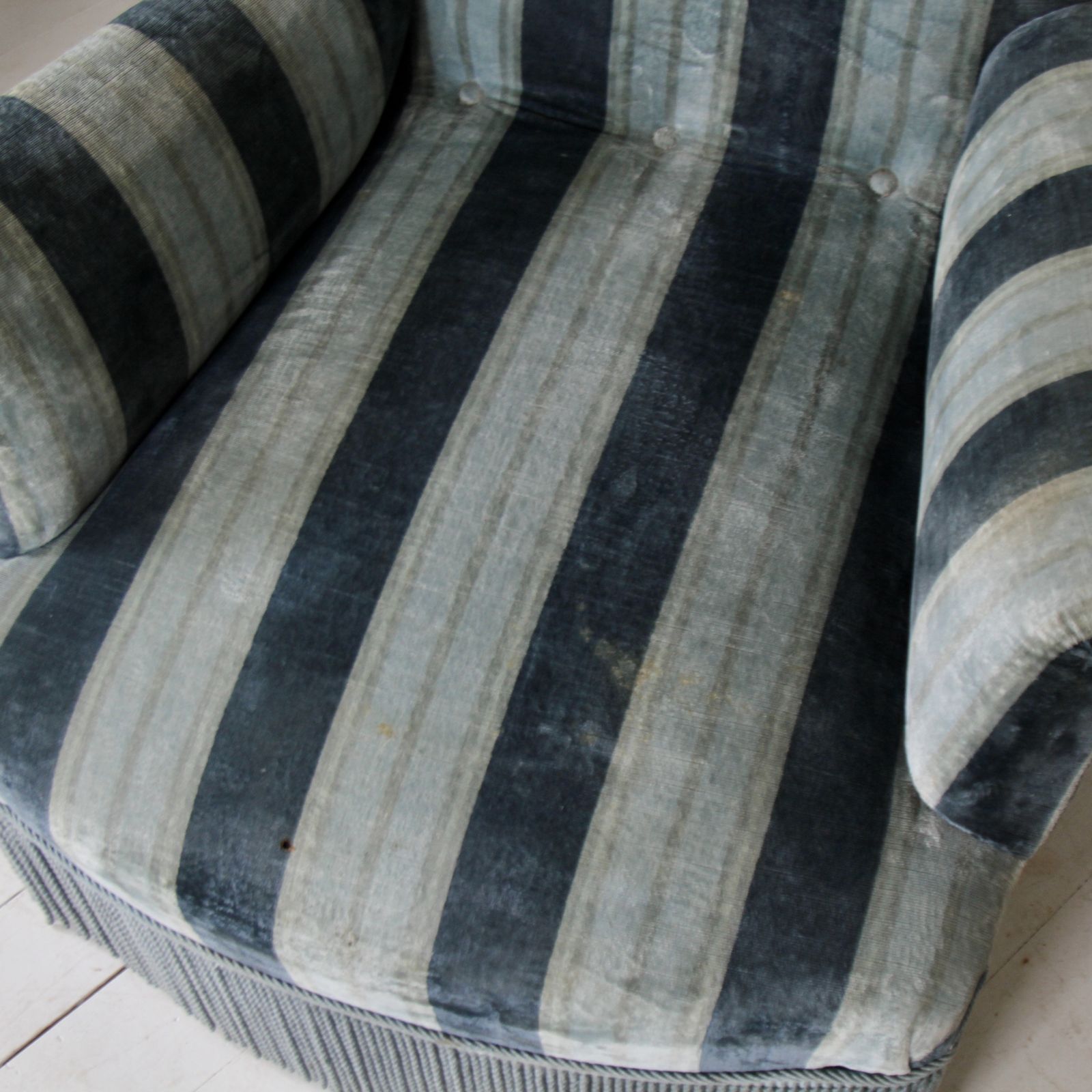 Furniture Very Large Antique French Napoleon III Armchair photo