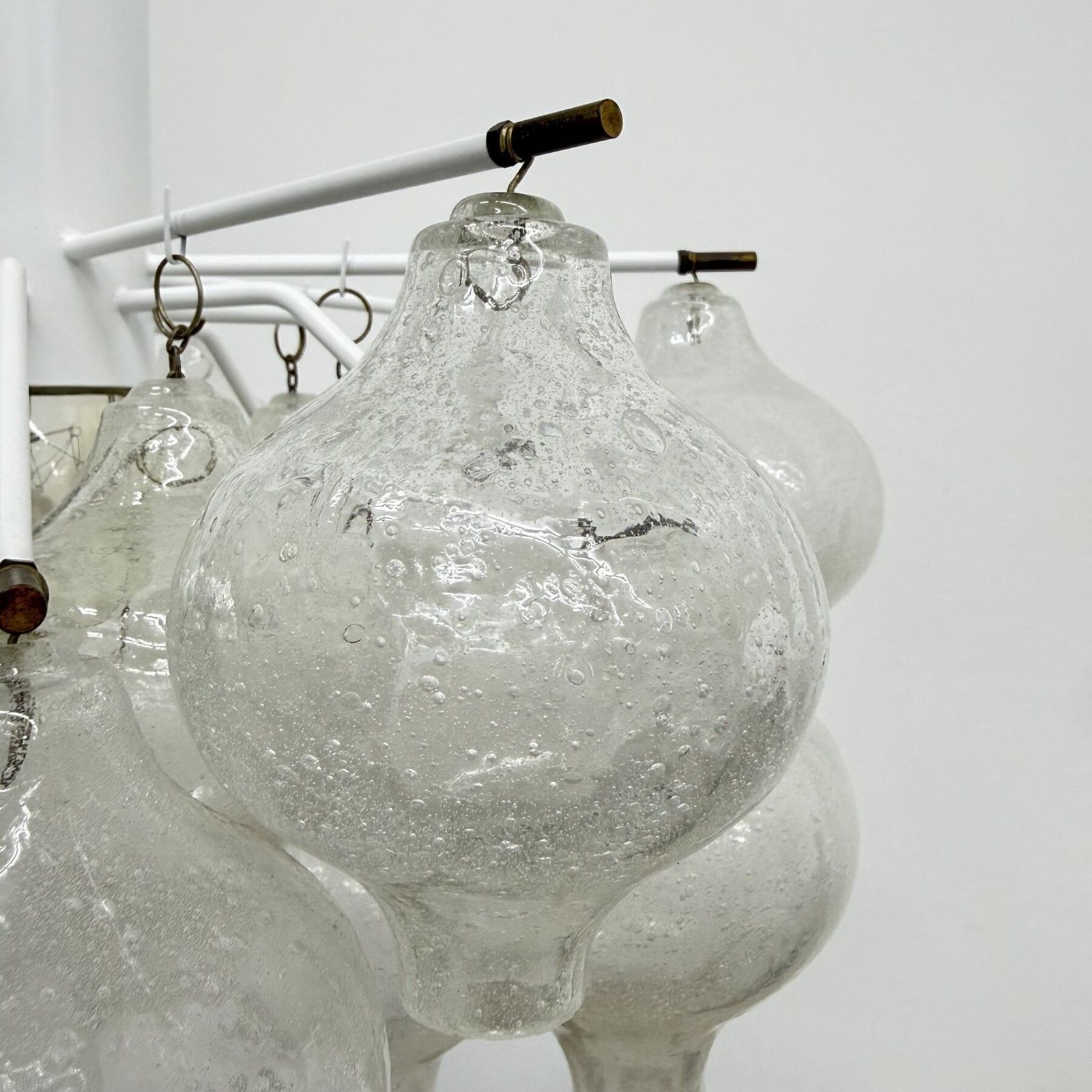 Mid Century Tulipan Glass Flushmount By Kalmar, Austria , 1960s photo 2414.0
