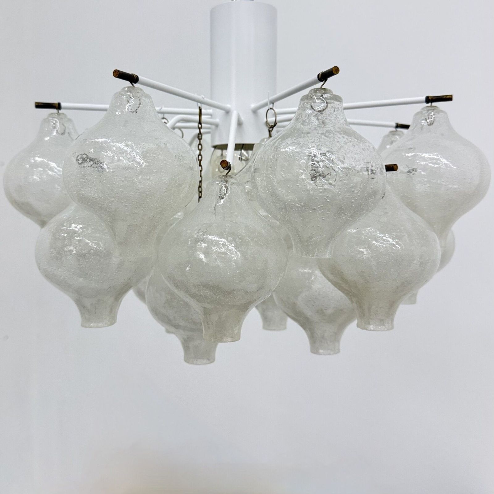 Mid Century Tulipan Glass Flushmount By Kalmar, Austria , 1960s photo buy
