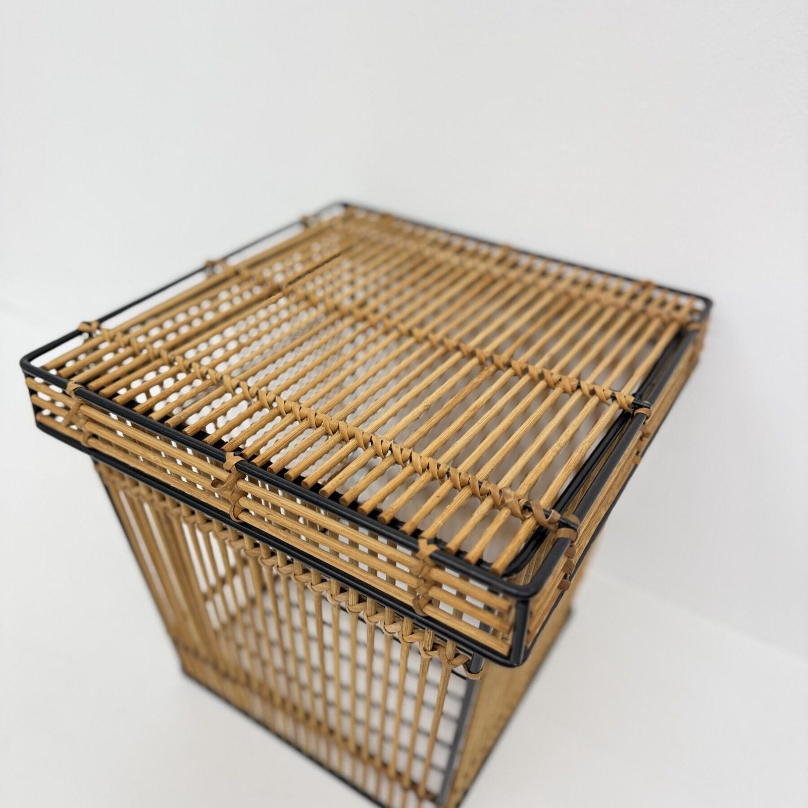Woonaccessoires Set Van 2 Opbergmanden Van Dirk Van Sliedregt Voor Rohé, Nederland, Ca. Jaren 1960 photo