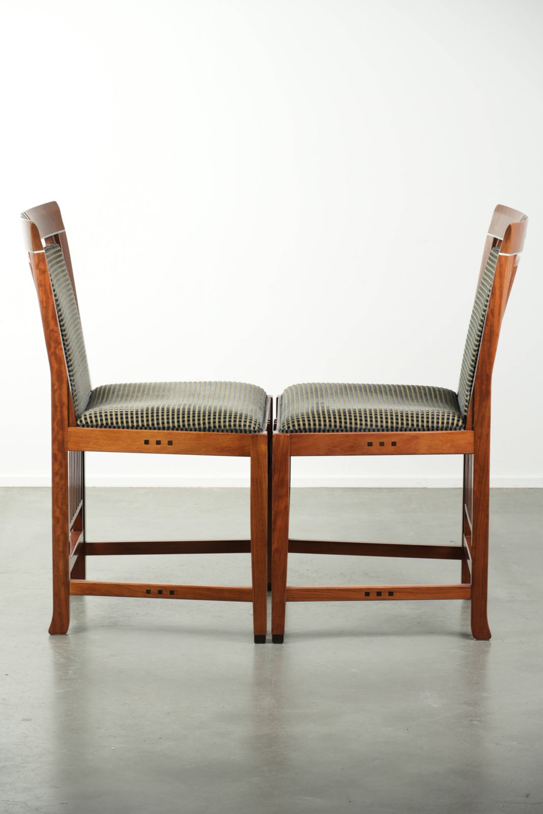 Set Of 4 Beautiful Art Deco Design Schuitema Dining Chairs With Wooden Frame And Luxurious Fabric Upholstery From The Decoforma Series. photo for sale