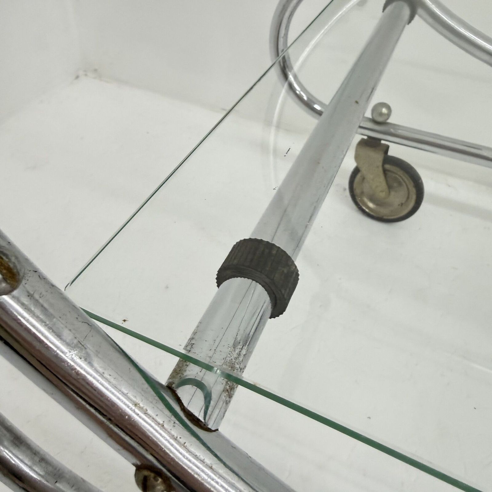Art Deco Bar Cart Trolley Chrome Tubular , 1930’s photo buy