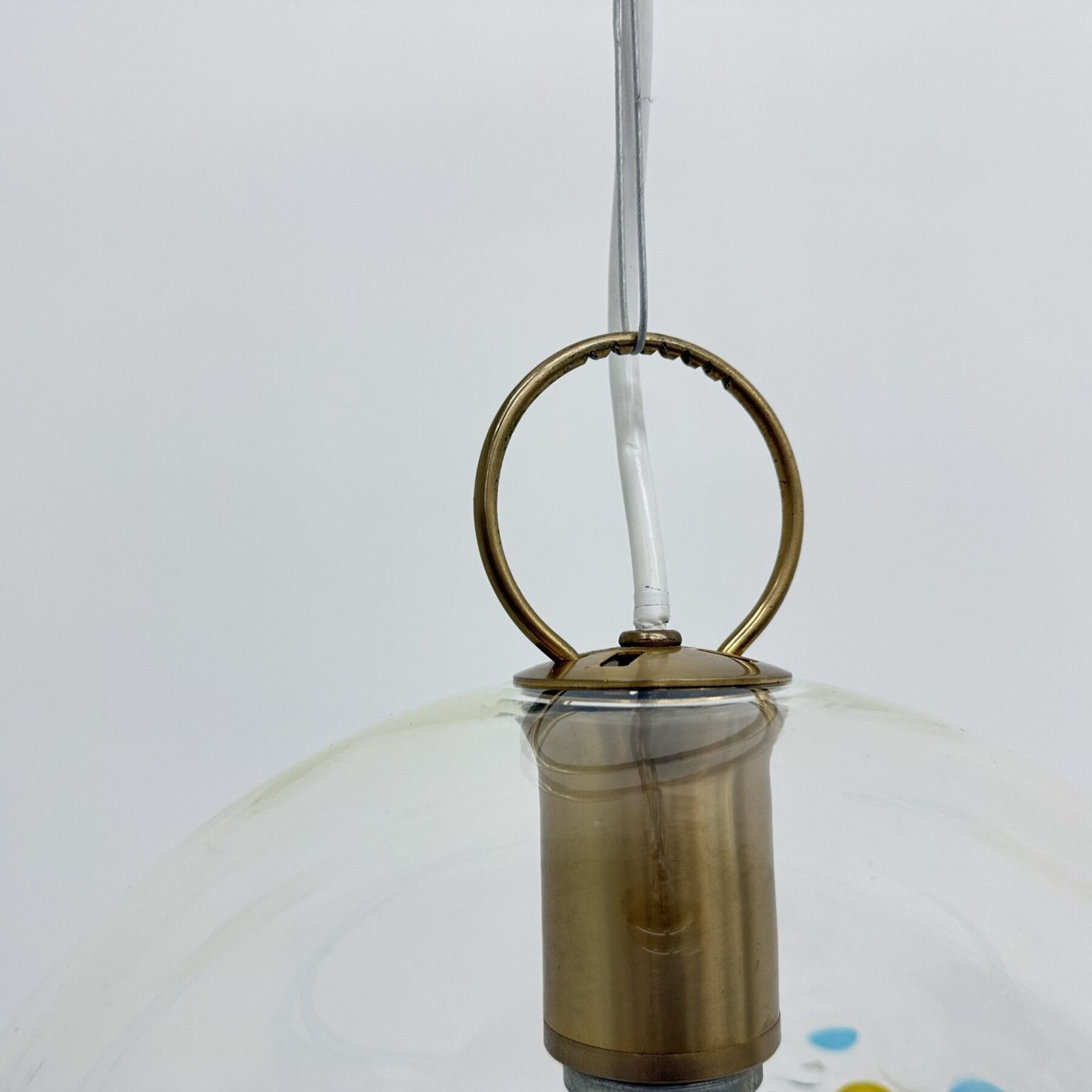 Mid-Century design La Murrina glazen hanglamp bloemen, jaren 1970, Italië photo Verlichting