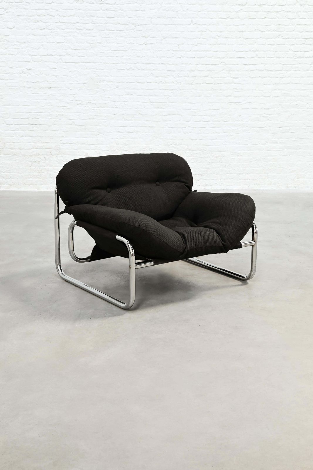 Johan Bertil Häggström Tubular Lounge Chair For Swed Form, Sweden, 1970s photo for sale