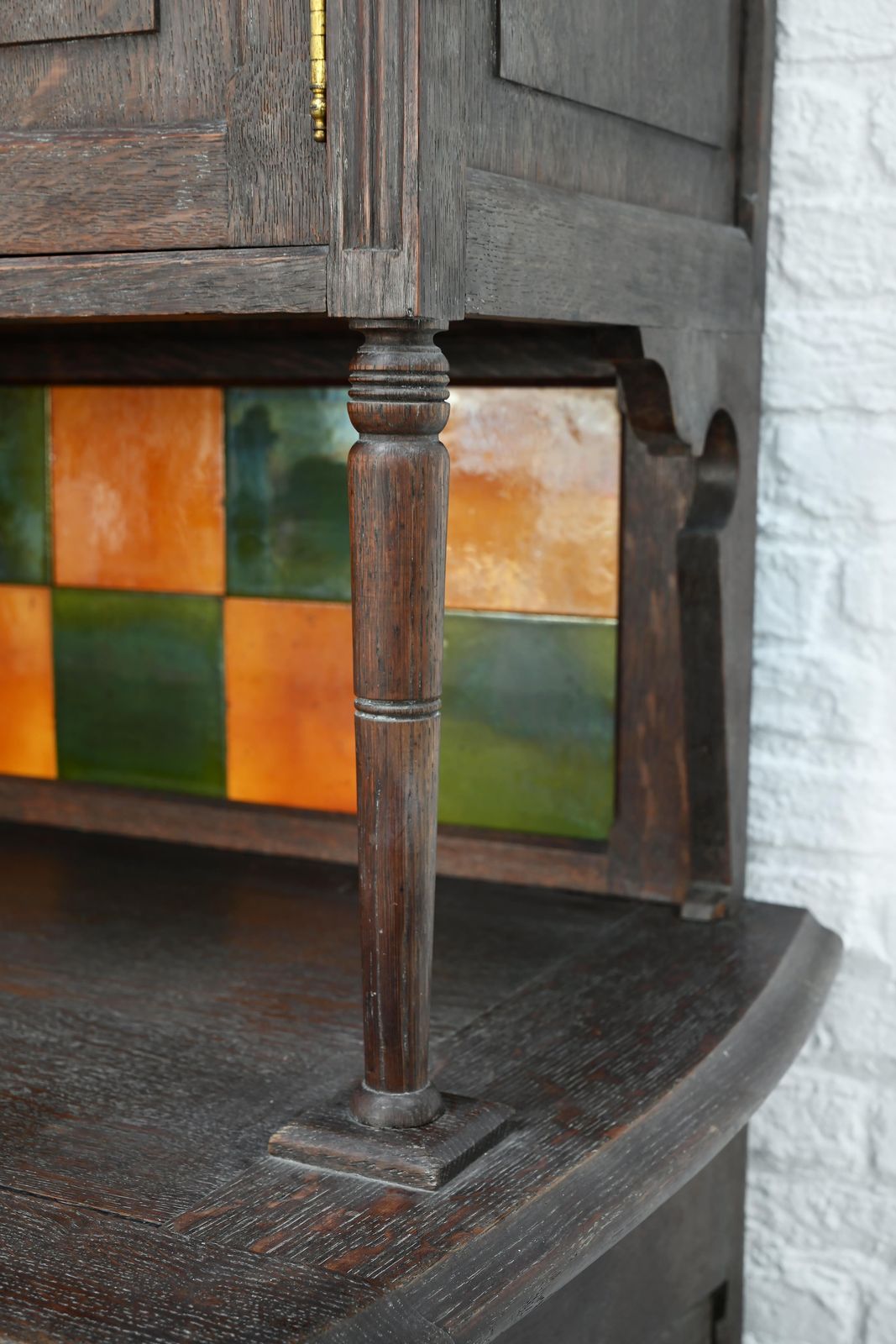 photo furniture Art Nouveau Cabinet Attributed To Gustave Serrurier Bovy, Belgium, Circa 1900