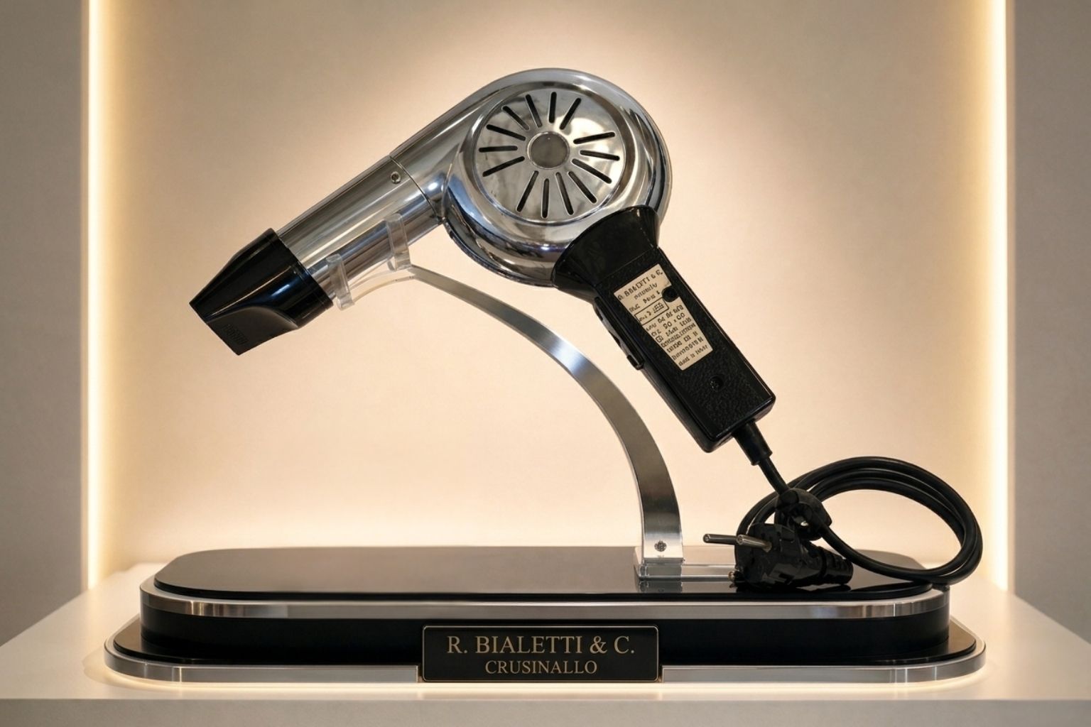 Asciugacapelli Vintage Bialetti Mod. Phon 4 – Design Industriale Anni '70 – Made In Italy