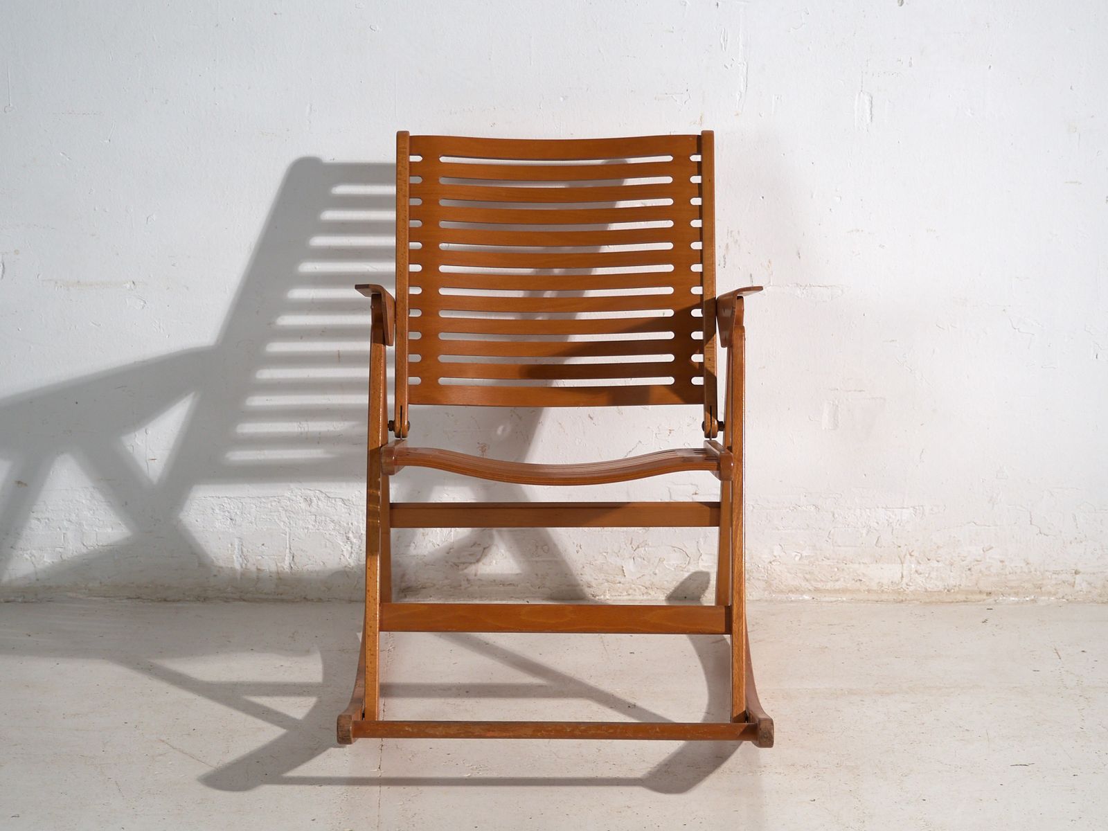 Antique Folding Rex Rocking Chair By Niko Kralj – Slovenia, Circa 1970 photo vinterior