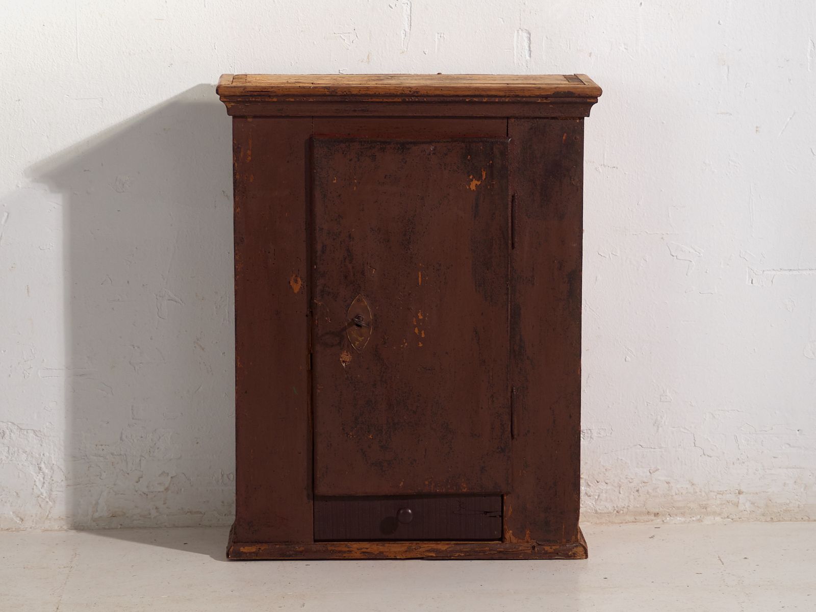 Antique Painted Cabinet In Pine Wood – Central Europe, Circa 1900 photo buy