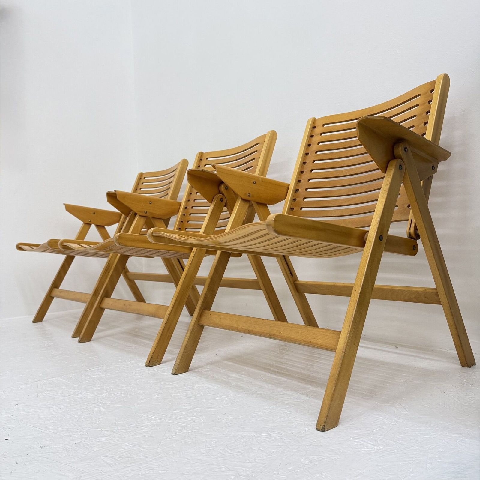 1 van 3 Niko Kralj Rex opklapbare stoelen – Mid-Century, ca. jaren 1950
