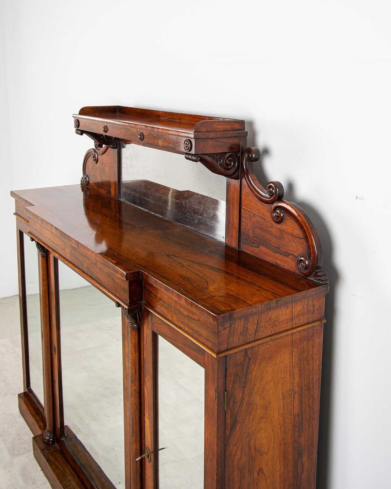 Antique William IV Rosewood Chiffonier Side Cabinet, Circa 1835 photo Furniture
