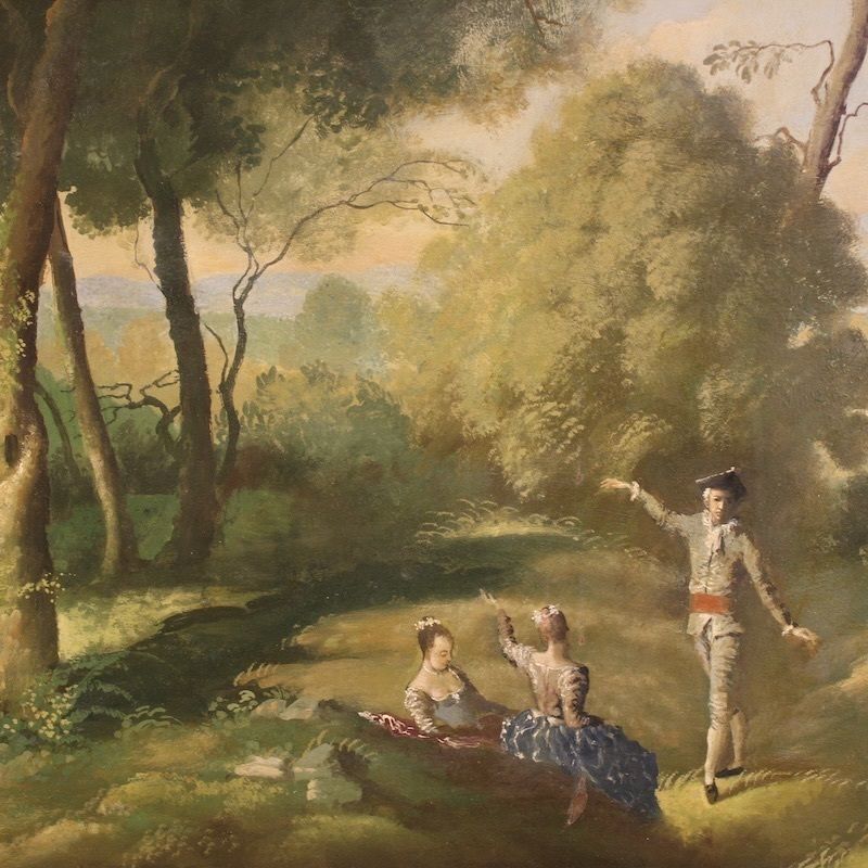 3500.0 Great 20th Century Italian Landscape Painting photo