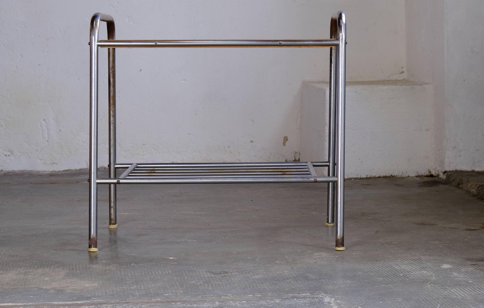 Bauhaus Shelf With Light Brown Wooden Shelf photo buy