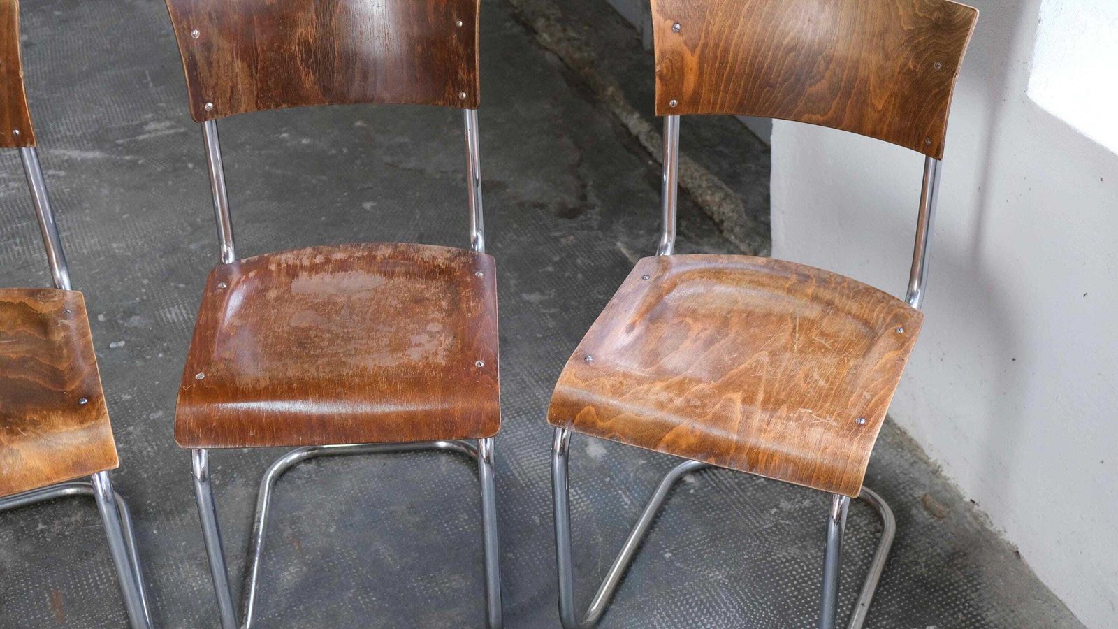 Set Of Four Bauhaus Cantilever Chairs After Mart Stam, S 43 By Slezak photo 1801.0