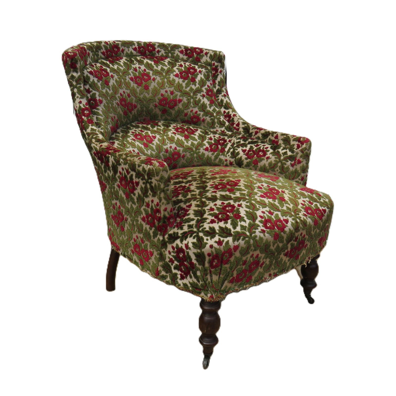 Antique Napoleon III Tub Armchair