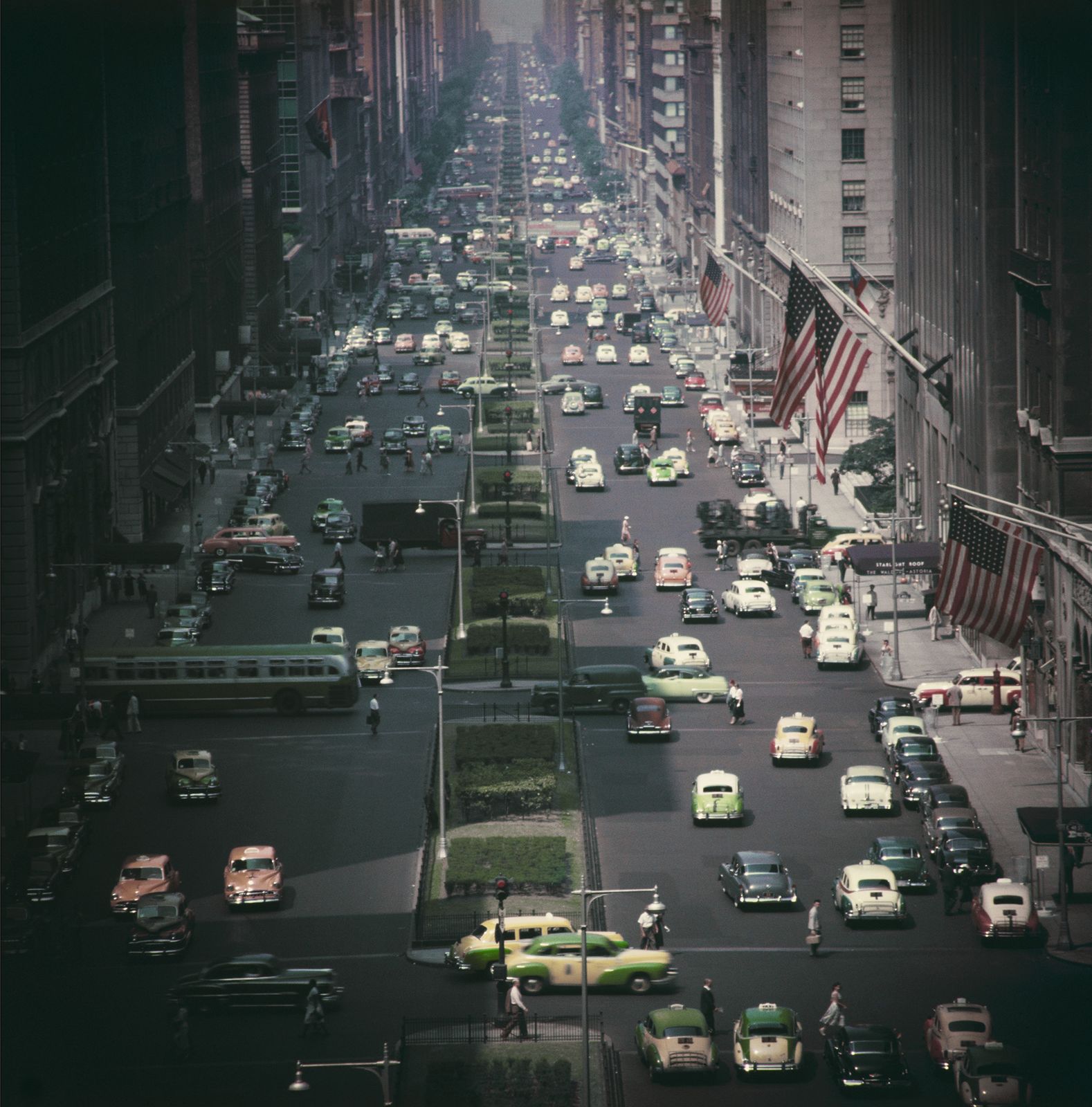 Slim Aarons 'Park Avenue' Archival Pigment Print Framed In Black