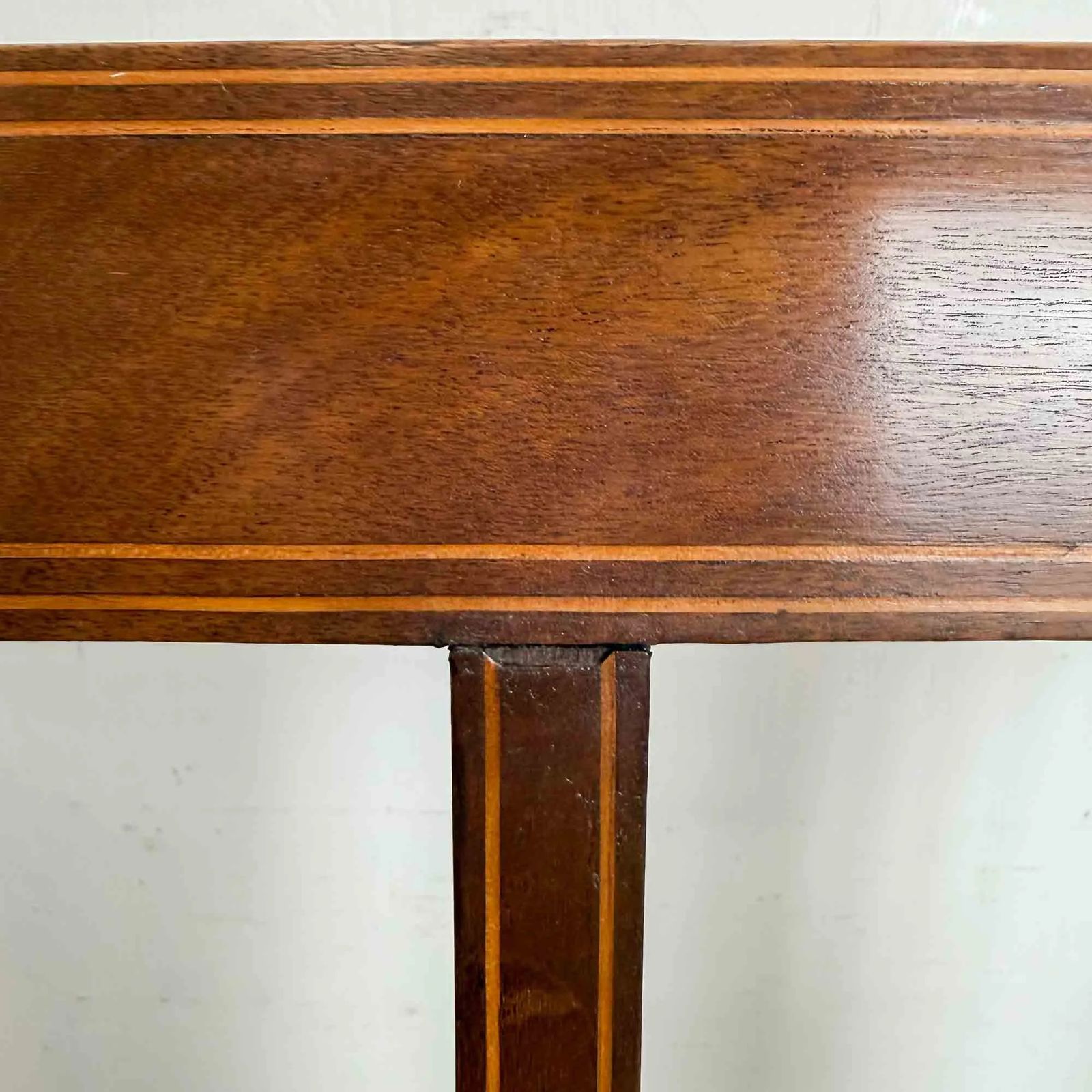 photo vinterior Edwardian Art Nouveau Inlaid Mahogany Settee