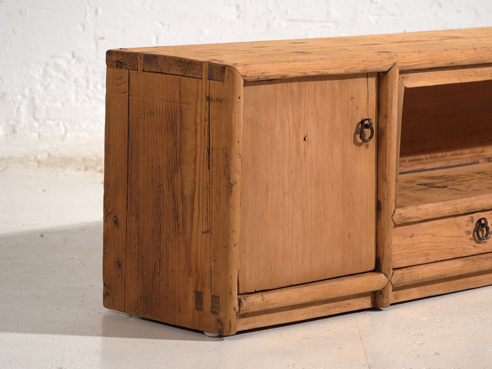 Antique Low Sideboard In Pine Wood – China, C.1930 photo Furniture