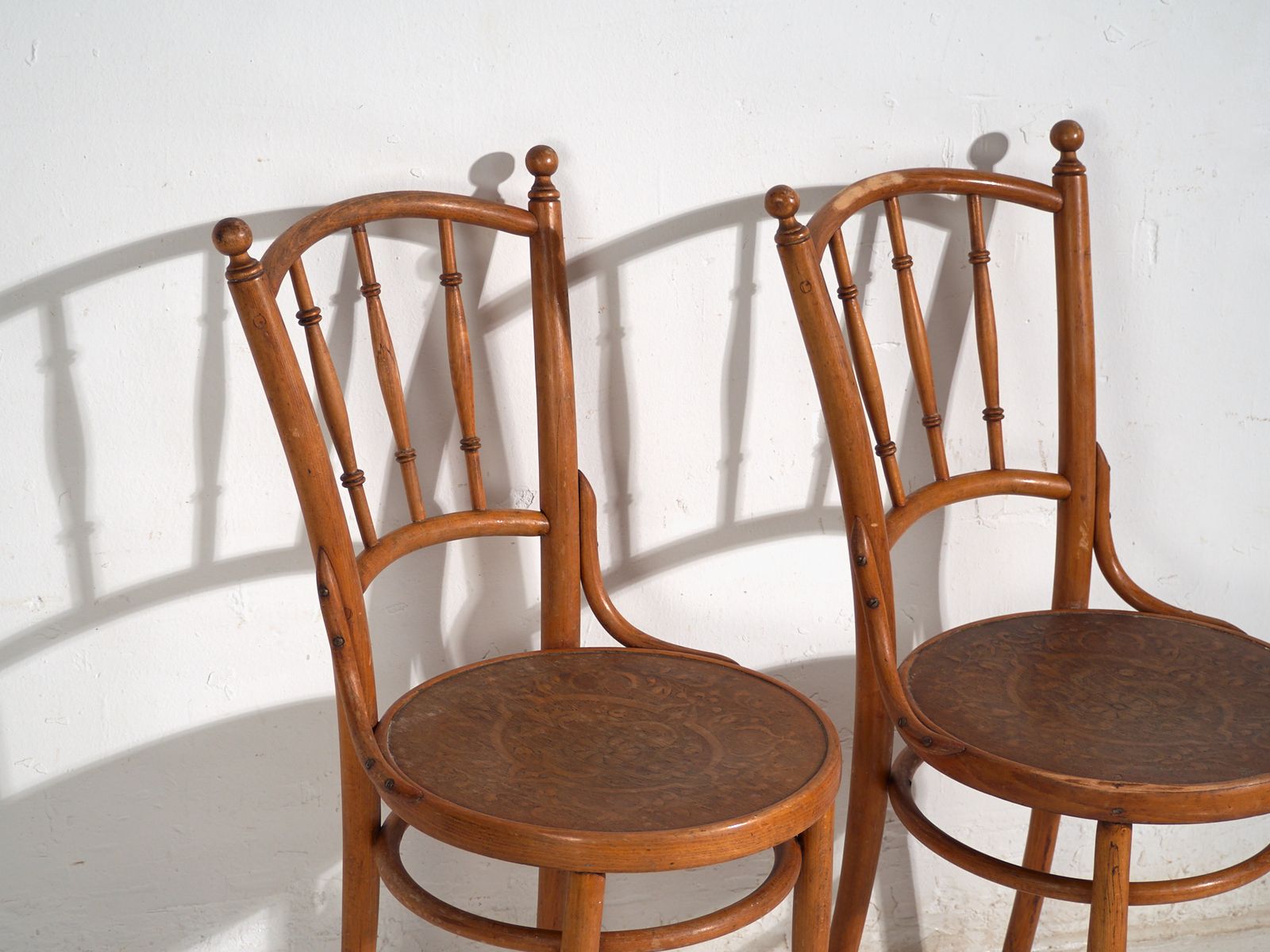 Antique Set Of 2 Bentwood Chairs – Central Europe, Circa 1900 photo furniture