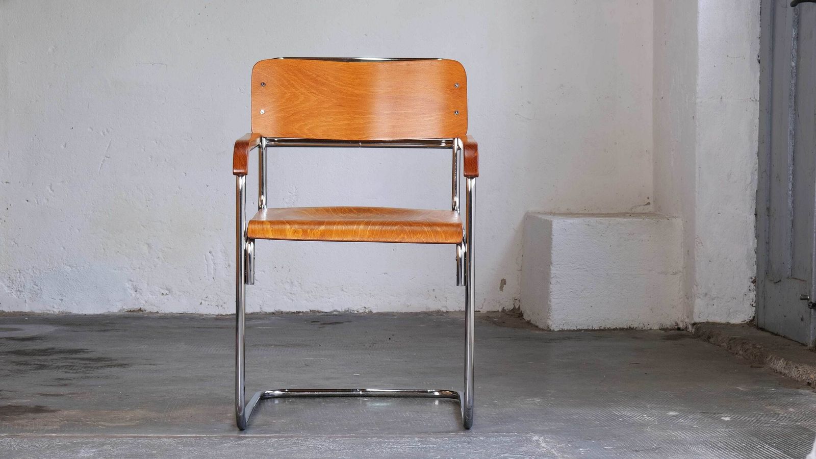 Bauhaus Cantilever Chair, Model B34 By Marcel Breuer