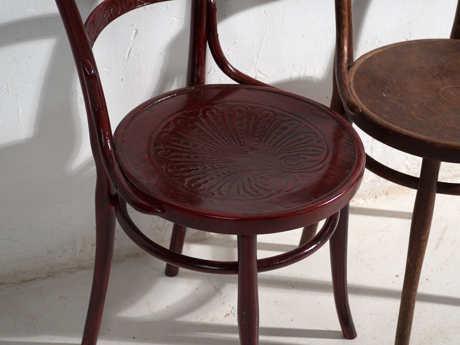 photo for sale Antique Set Of 4 Bentwood Thonet Chairs – Central Europe, Circa 1900