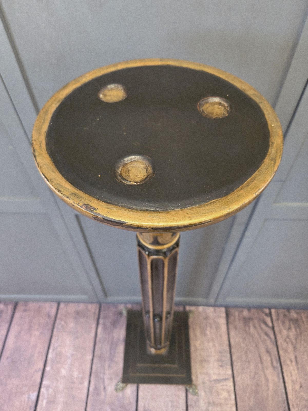 Early 20th Century Tall Neoclassical Style Display Pedestal   Jardiniere Stand photo Home Decor