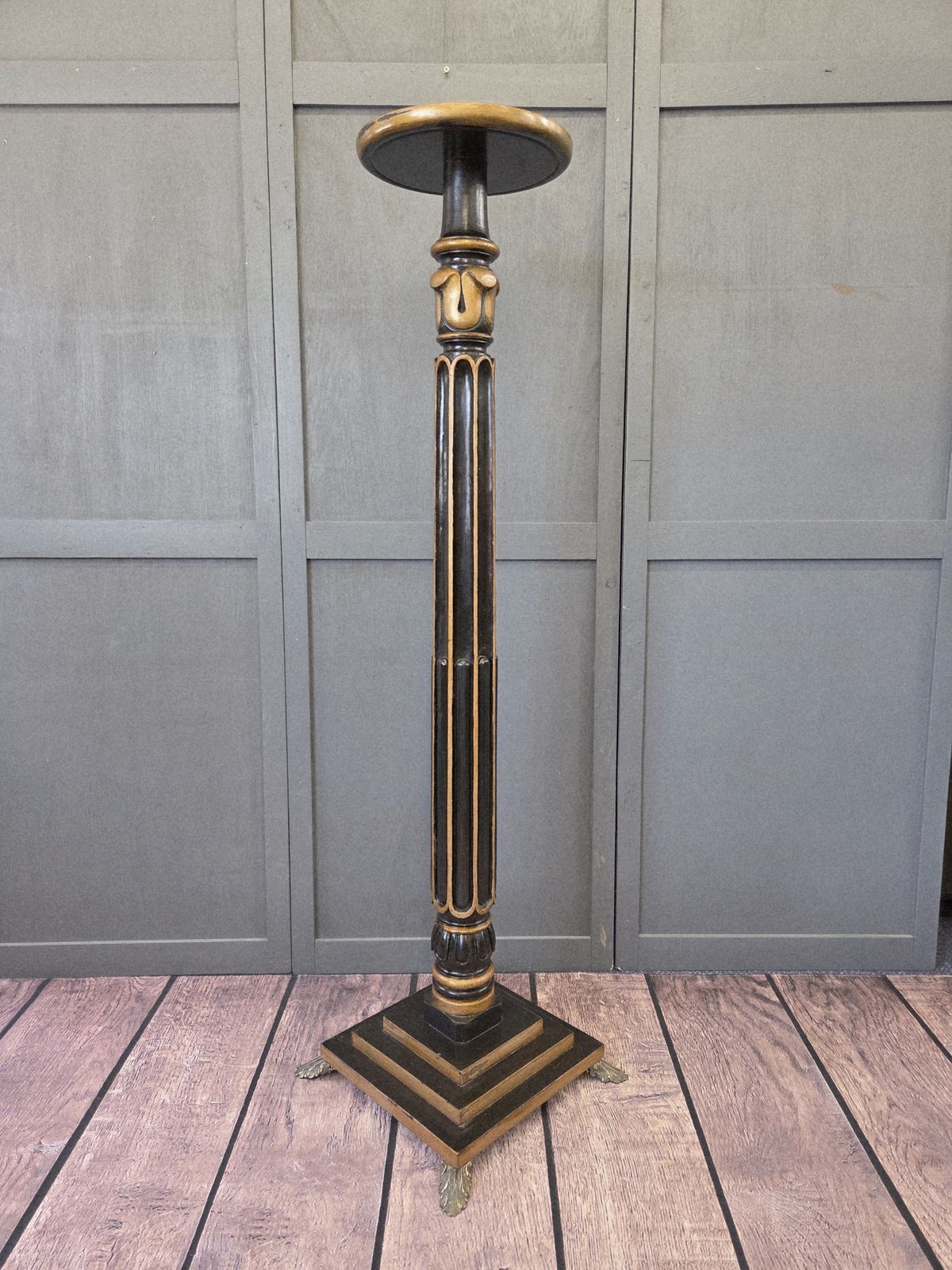 Early 20th Century Tall Neoclassical Style Display Pedestal   Jardiniere Stand photo 485.0