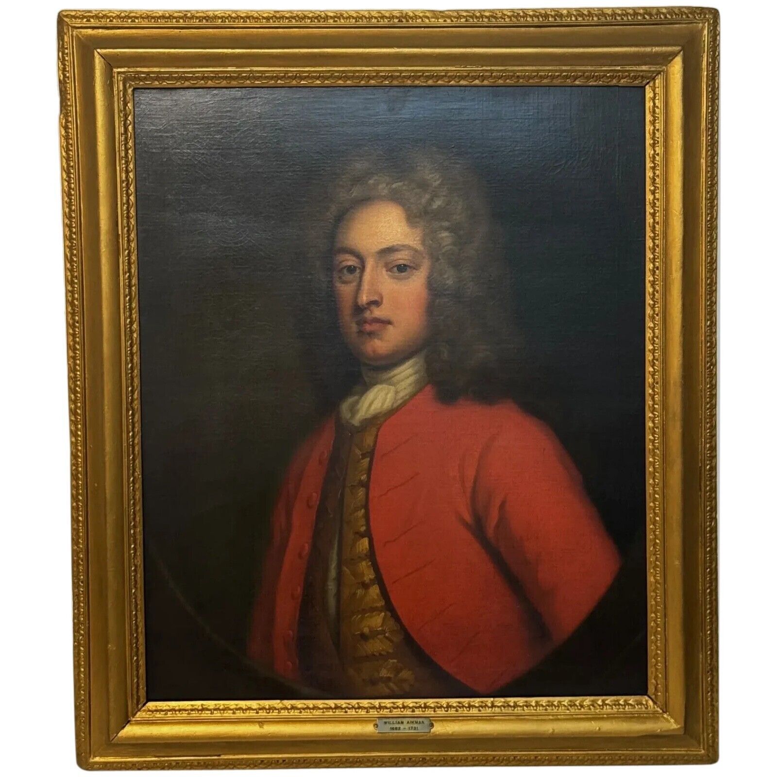 Georgians Schots militair portret Sir James Campbell ca. 1720