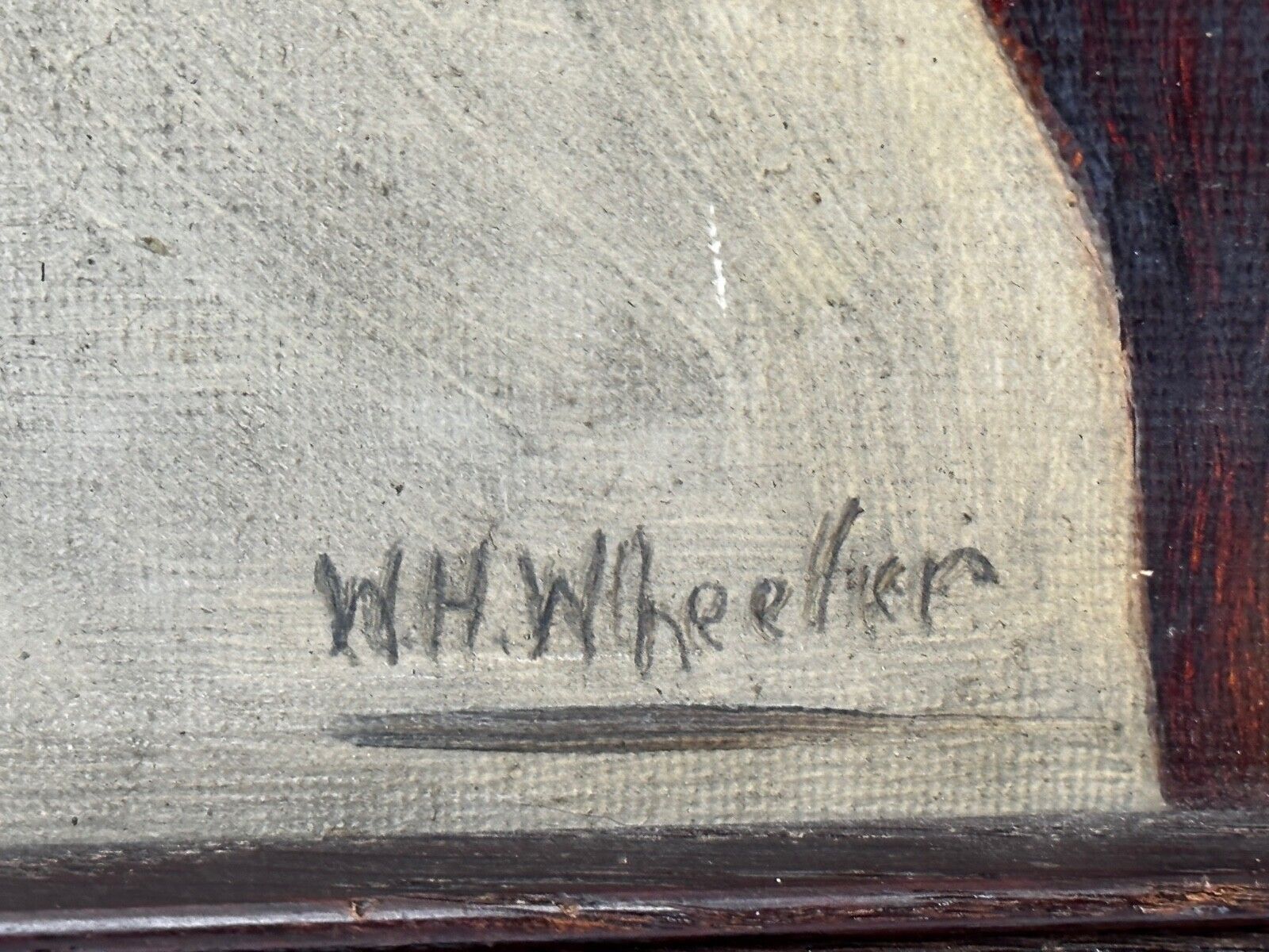 photo for sale Equestrian Oil Portrait Of Champion Racehorse Craig An Eran By Walter Herbert Wheeler