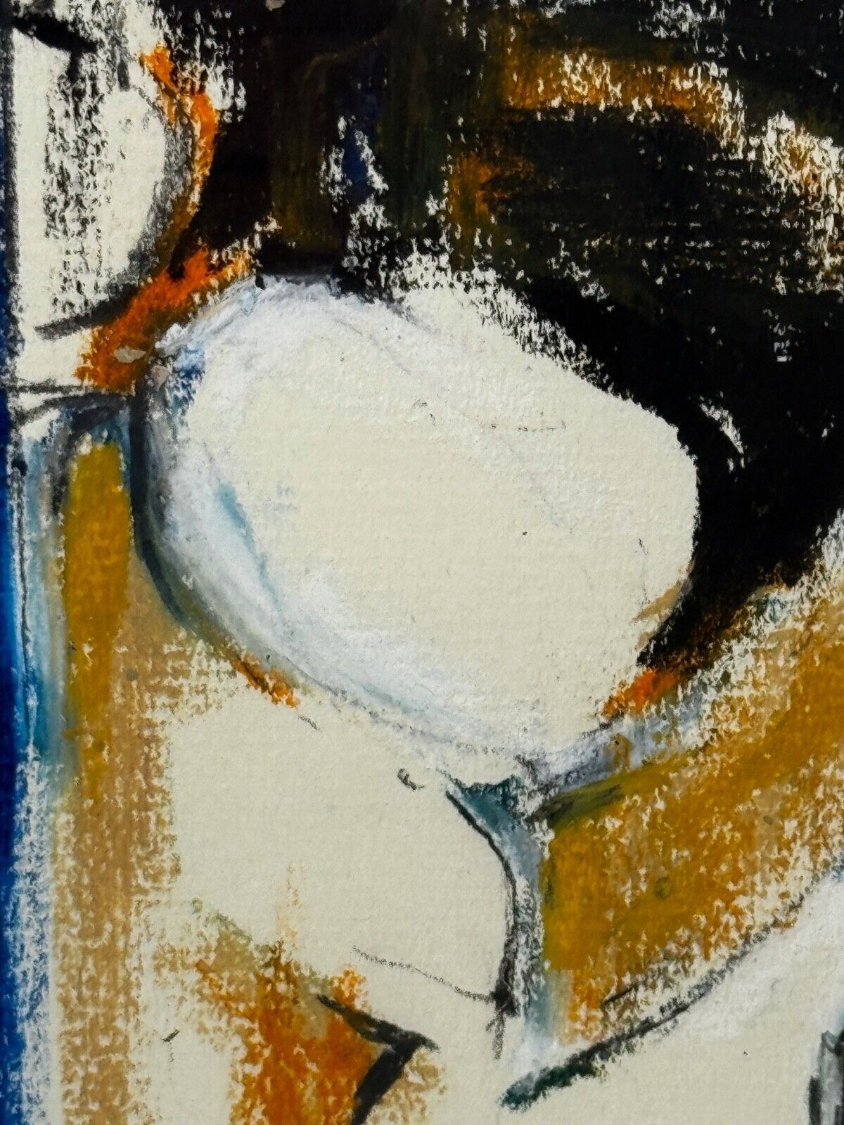photo for sale Mid-Century Abstract Painting Form In Motion Masterpiece By Adrian Heath C1965 Framed