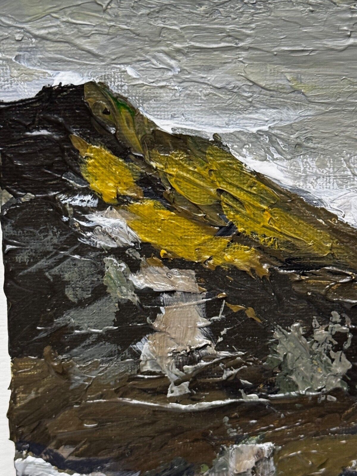 photo buy Masterpiece 🎨 Cottages, Carneddau Mountains Snowdonia After Kyffin Williams